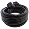 Ac Works STW; Cold Weather Extension Cord, 10 AWG, Indoor/Outdoor, 10/3, 1 Outlets, 10-30R, Black, PVC 1030PR-050 - alternate 1